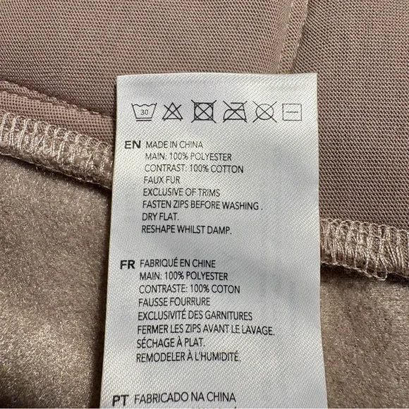 Varley Ardley Zip Through Boucle Sherpa Sweater Size Large - Picture 13 of 15